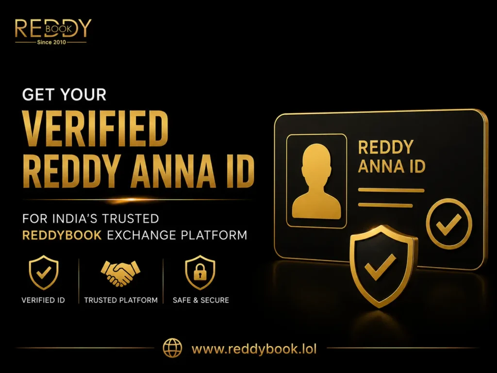 Get Your Verified Reddy Anna ID for India’s Trusted Reddybook Exchange Platform