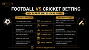 Football vs Cricket Betting – Key Differences Explained