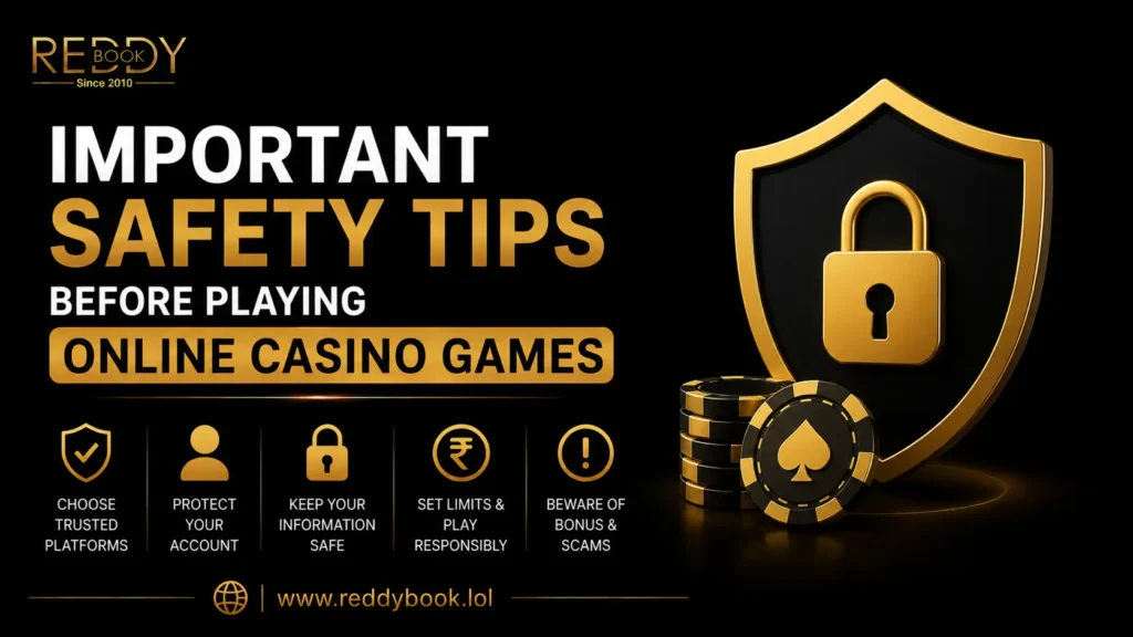 Important Safety Tips Before Playing Online Casino Games