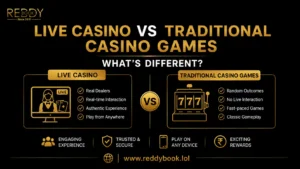 Live Casino vs Traditional Casino Games – What’s Different?