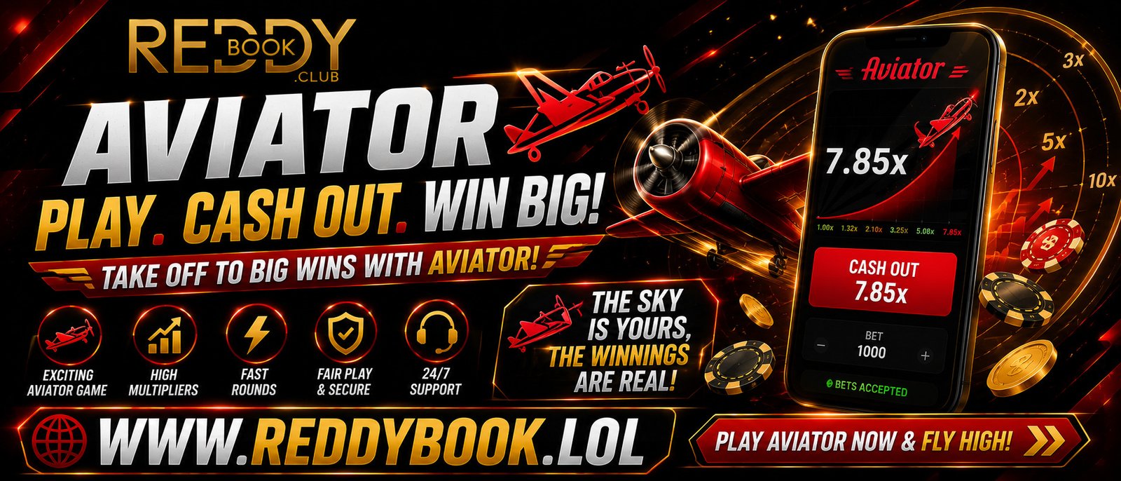 Reddybook Aviator