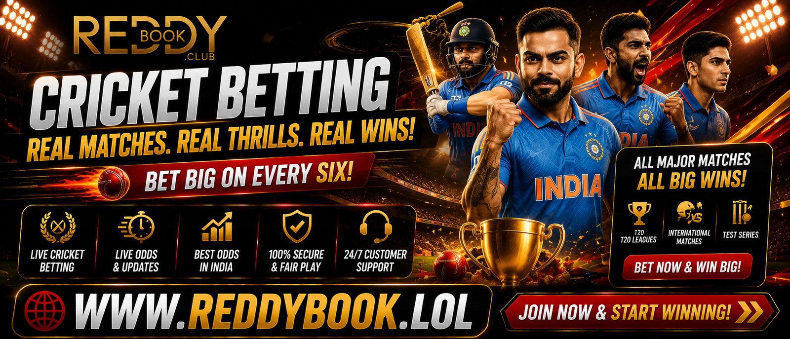 Reddybook Cricket Betting