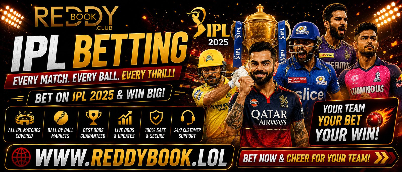 Reddybook IPL Betting