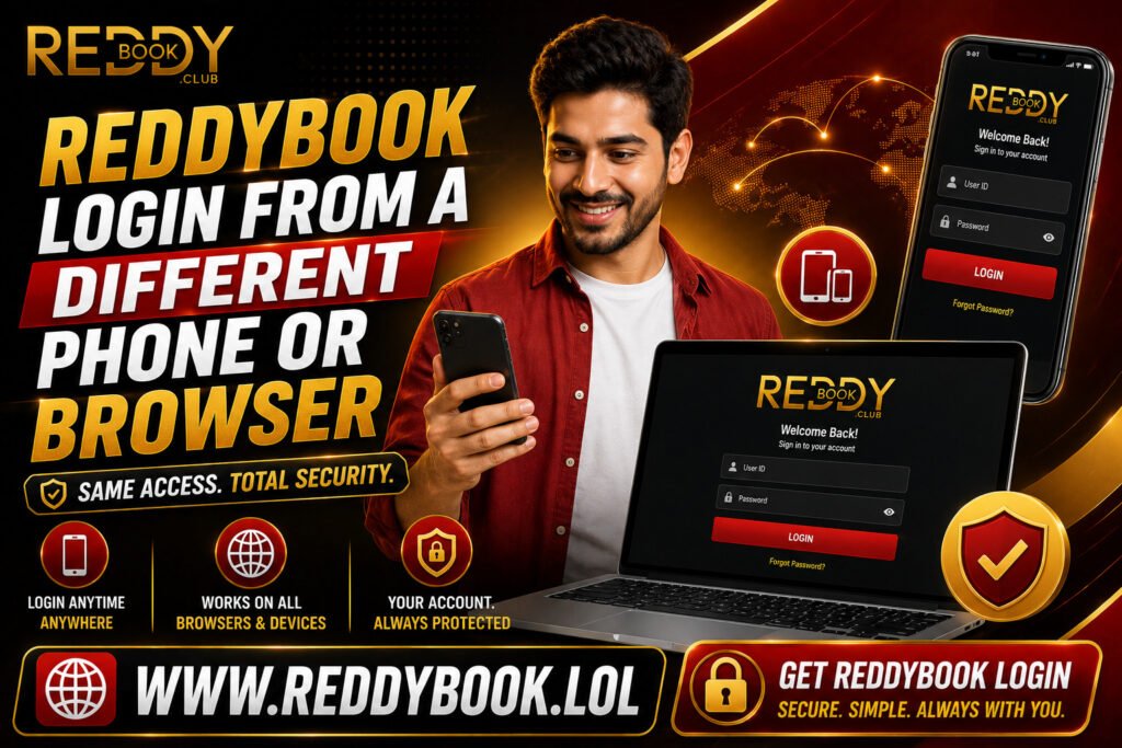 Reddybook Login from a Different Phone or Browser